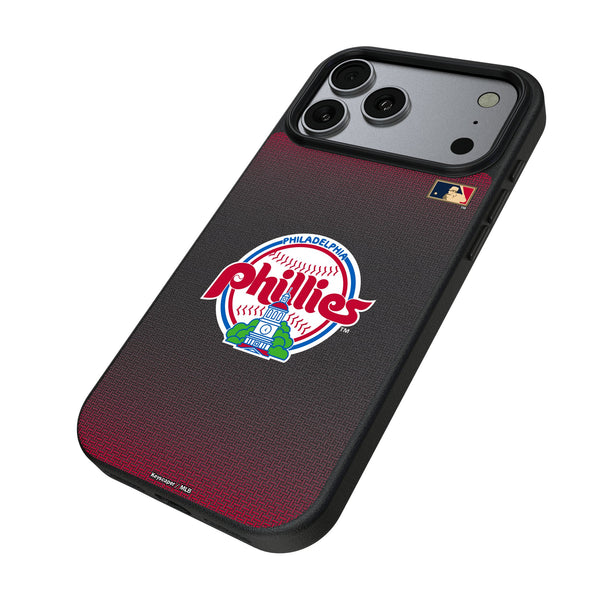 Philadelphia Phillies 1984-1991 - Cooperstown Collection Linen iPhone MagSafe Compatible Phone Case for Apple iPhone Iso.Jpg