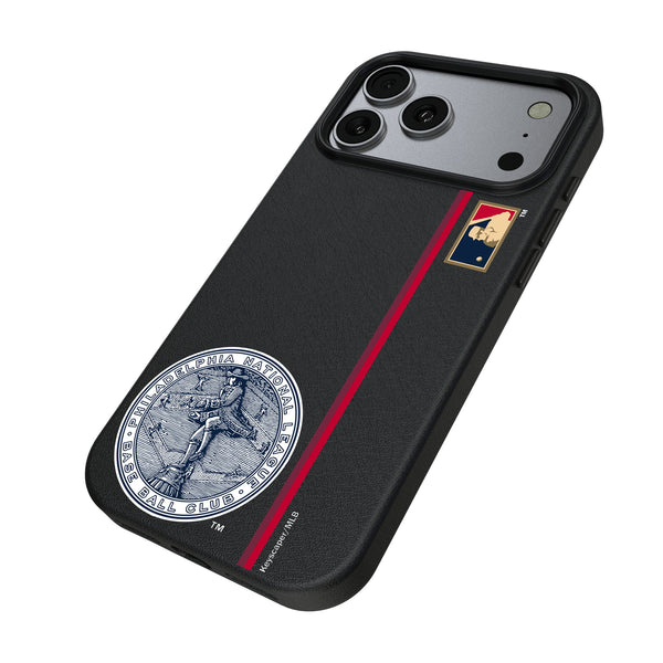 Philadelphia Phillies 1915-1943 - Cooperstown Collection Sidebar iPhone MagSafe Compatible Phone Case for Apple iPhone Iso.Jpg
