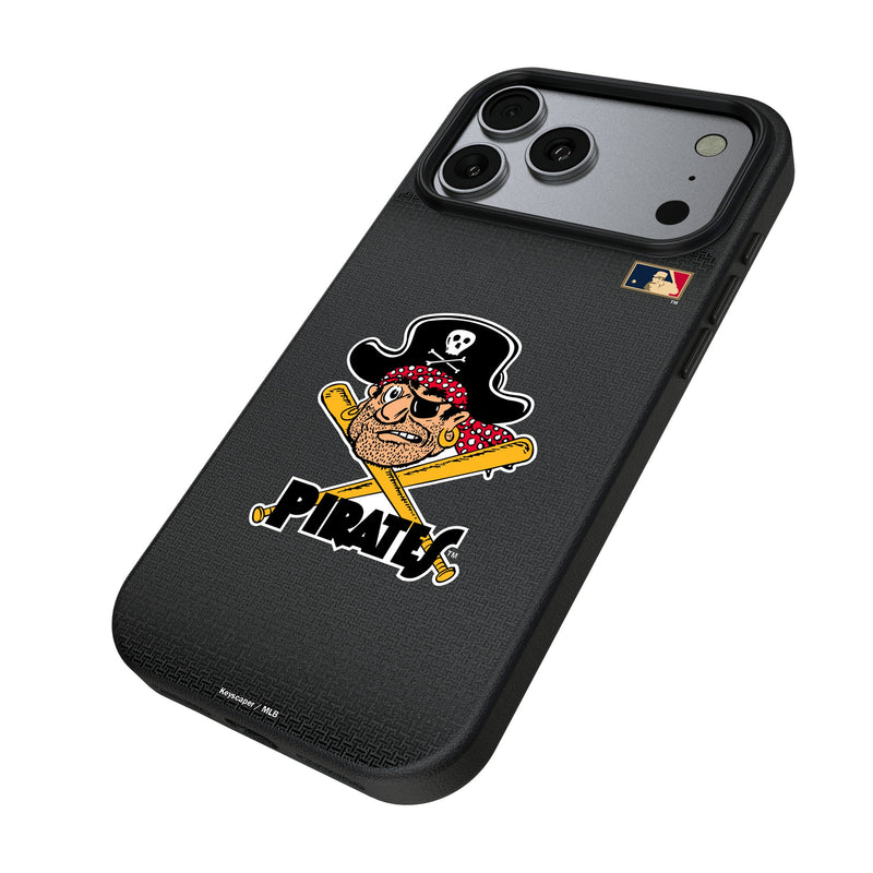 Pittsburgh Pirates 1958-1966 - Cooperstown Collection Linen iPhone MagSafe Compatible Phone Case for Apple iPhone Iso.Jpg