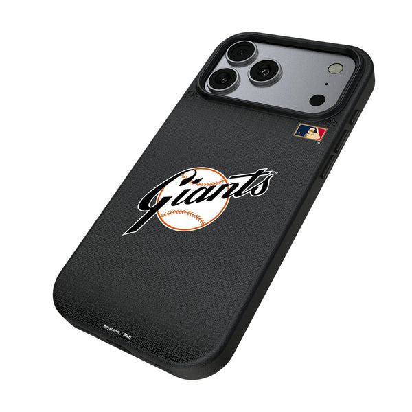 San Francisco Giants 1958-1967 - Cooperstown Collection Linen iPhone MagSafe Compatible Phone Case for Apple iPhone Iso.Jpg