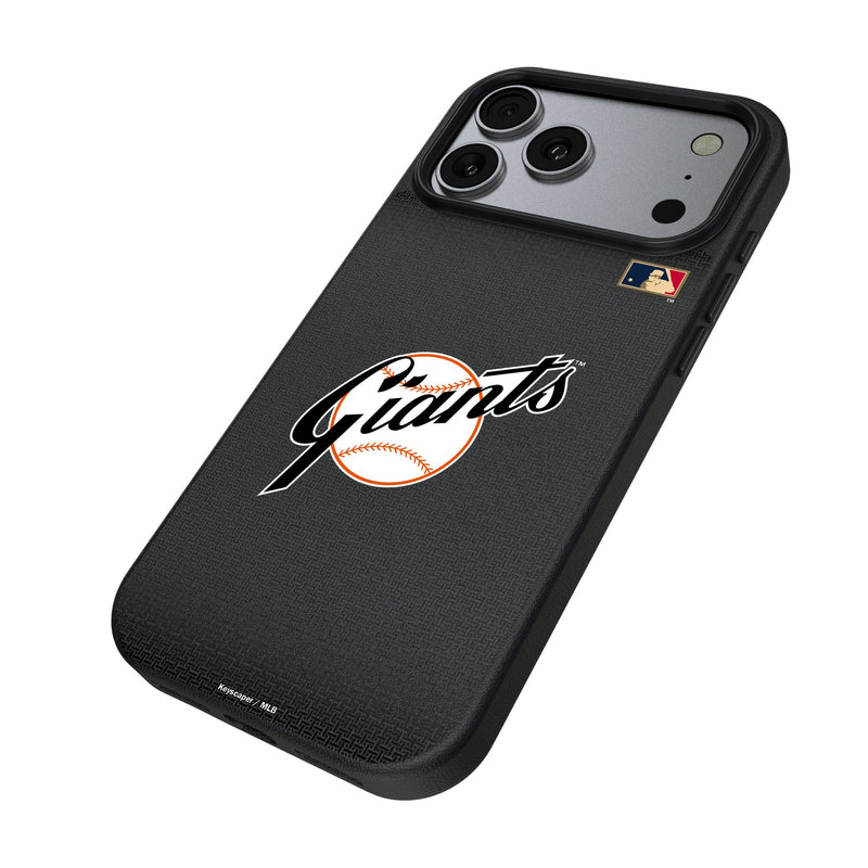 San Francisco Giants 1958-1967 - Cooperstown Collection Linen iPhone MagSafe Compatible Phone Case for Apple iPhone Iso.Jpg