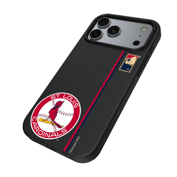 St Louis Cardinals 1966-1997 - Cooperstown Collection Sidebar iPhone MagSafe Compatible Phone Case for Apple iPhone Iso.Jpg