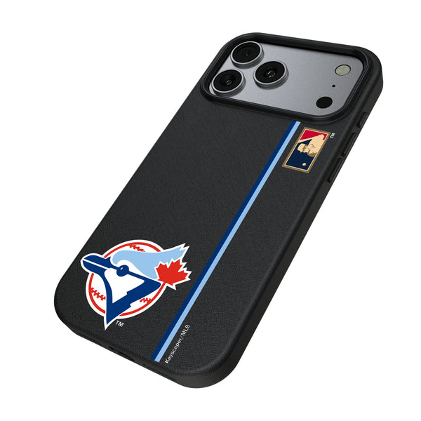 Toronto Blue Jays 1977-1988 - Cooperstown Collection Sidebar iPhone MagSafe Compatible Phone Case for Apple iPhone Iso.Jpg