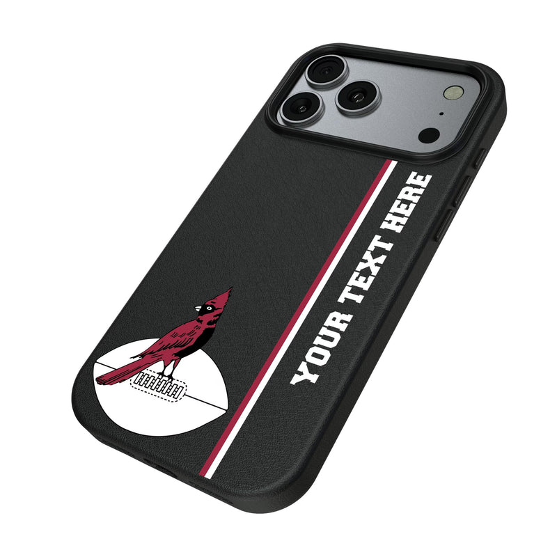 Chicago Cardinals 1947-1959 Historic Collection Personalized Sidebard iPhone MagSafe Compatible Phone Case for Apple iPhone Iso.Jpg