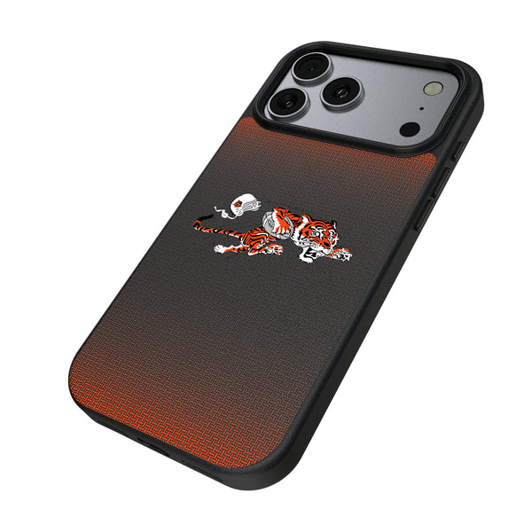 Cincinnati Bengals Historic Collection Linen iPhone MagSafe Compatible Phone Case for Apple iPhone Iso.Jpg