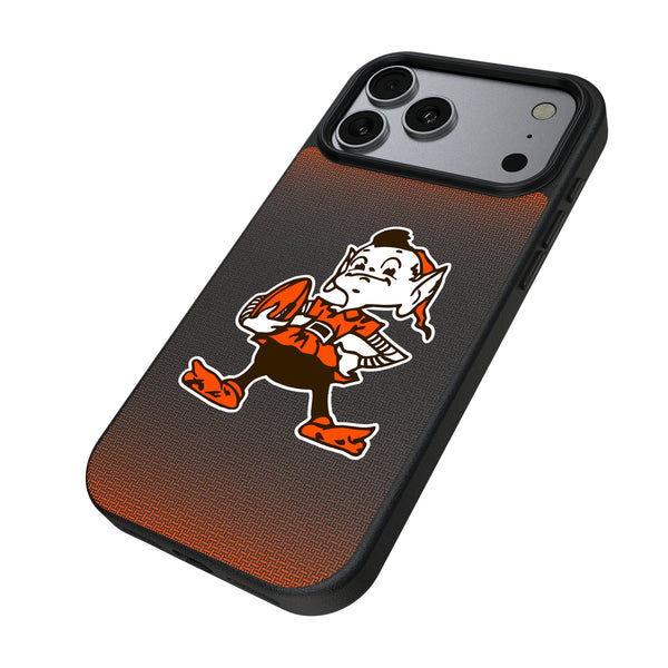 Cleveland Browns Historic Collection Linen iPhone MagSafe Compatible Phone Case for Apple iPhone Iso.Jpg