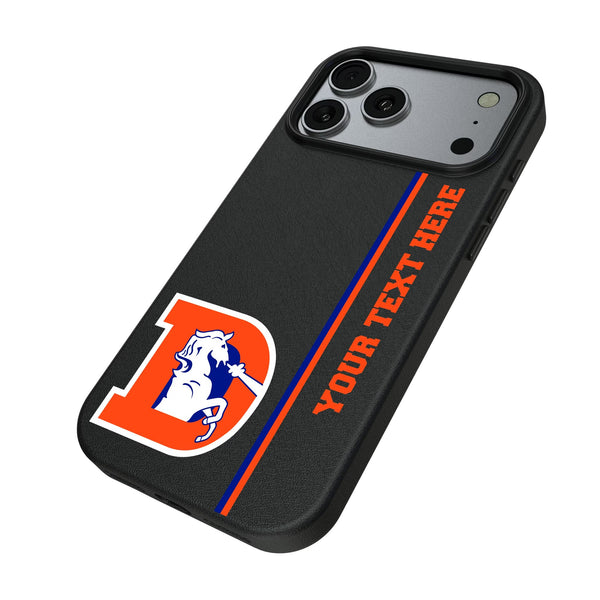Denver Broncos 1993-1996 Historic Collection Personalized Sidebard iPhone MagSafe Compatible Phone Case for Apple iPhone Iso.Jpg