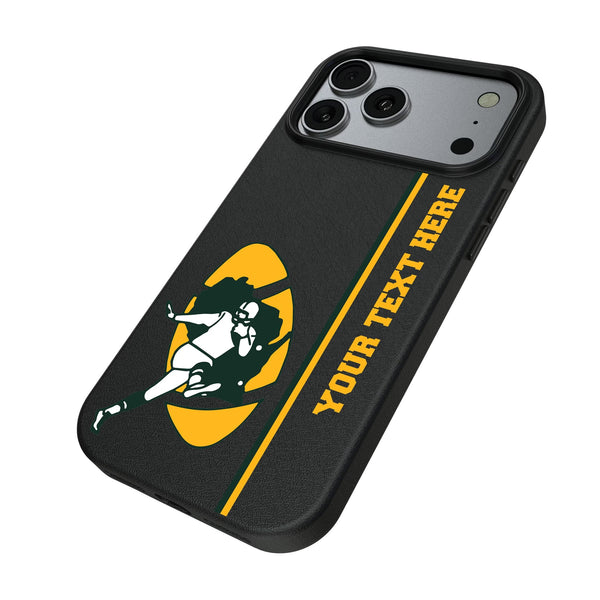 Green Bay Packers Historic Collection Personalized Sidebard iPhone MagSafe Compatible Phone Case for Apple iPhone Iso.Jpg