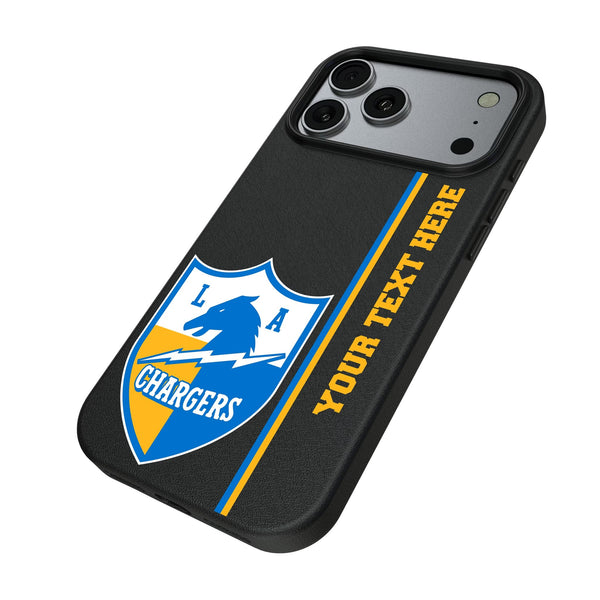 Los Angeles Chargers Historic Collection Personalized Sidebard iPhone MagSafe Compatible Phone Case for Apple iPhone Iso.Jpg