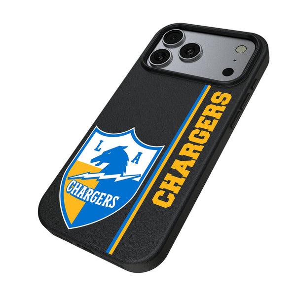 Los Angeles Chargers Historic Collection Sidebar iPhone MagSafe Compatible Phone Case for Apple iPhone Iso.Jpg