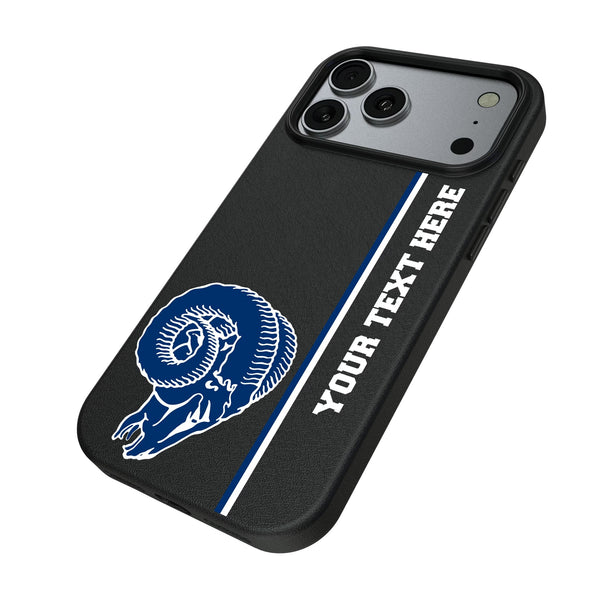 Los Angeles Rams Historic Collection Personalized Sidebard iPhone MagSafe Compatible Phone Case for Apple iPhone Iso.Jpg