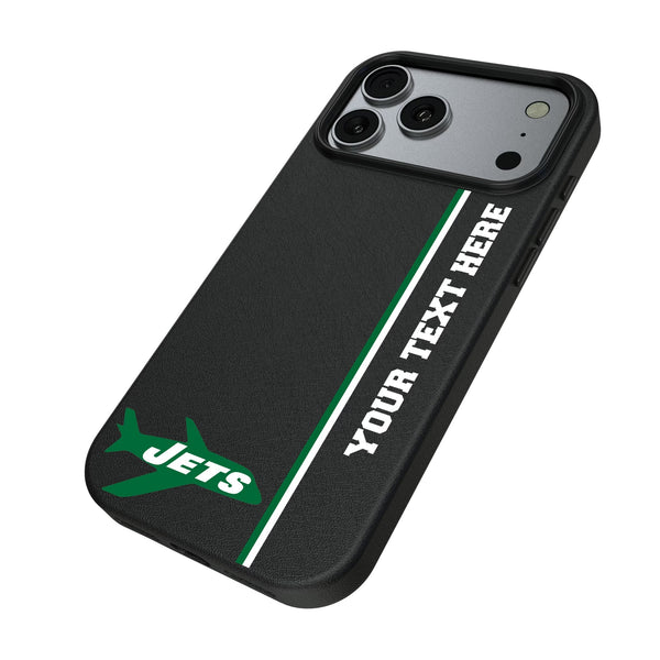 New York Jets 1963 Historic Collection Personalized Sidebard iPhone MagSafe Compatible Phone Case for Apple iPhone Iso.Jpg