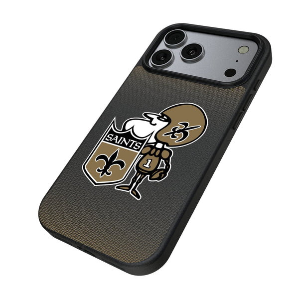 New Orleans Saints Historic Collection Linen iPhone MagSafe Compatible Phone Case for Apple iPhone Iso.Jpg
