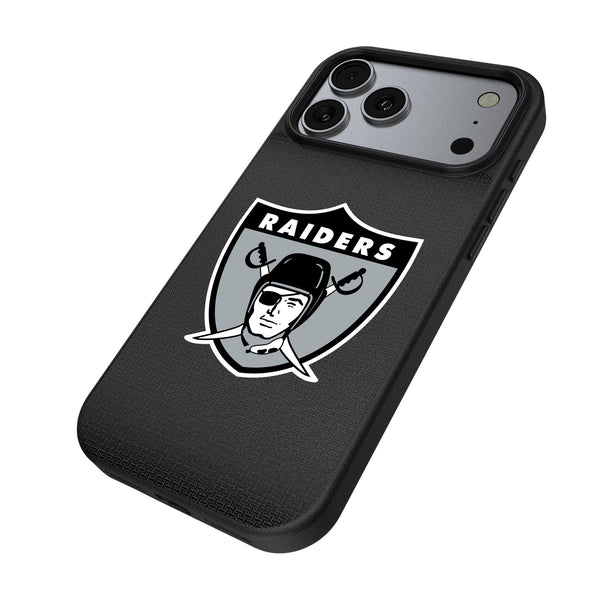 Oakland Raiders 1963 Historic Collection Linen iPhone MagSafe Compatible Phone Case for Apple iPhone Iso.Jpg