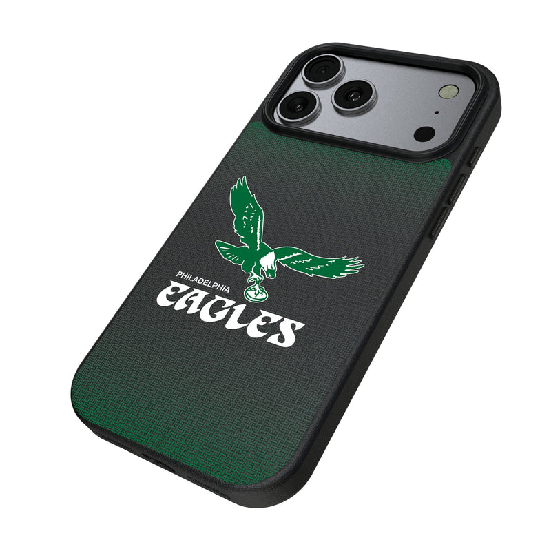 Philadelphia Eagles 1973-1995 Historic Collection Linen iPhone MagSafe Compatible Phone Case for Apple iPhone Iso.Jpg