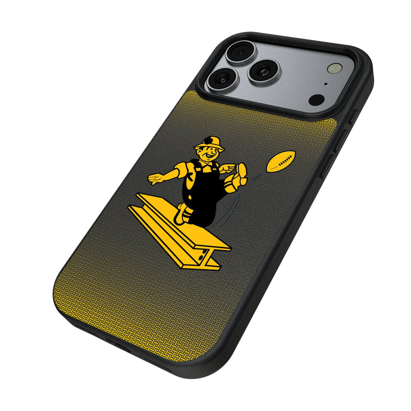 Pittsburgh Steelers 1961 Historic Collection Linen iPhone MagSafe Compatible Phone Case for Apple iPhone Iso.Jpg