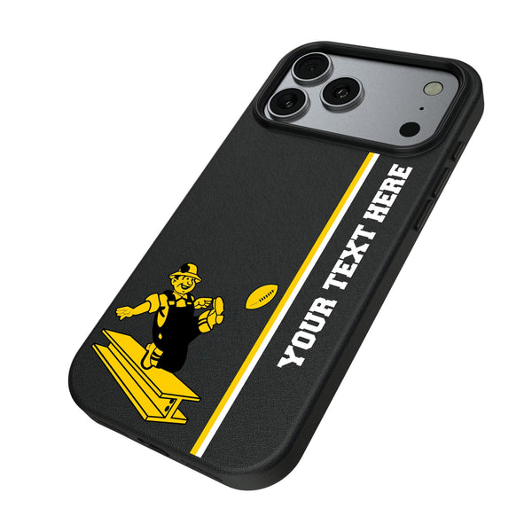 Pittsburgh Steelers 1961 Historic Collection Personalized Sidebard iPhone MagSafe Compatible Phone Case for Apple iPhone Iso.Jpg