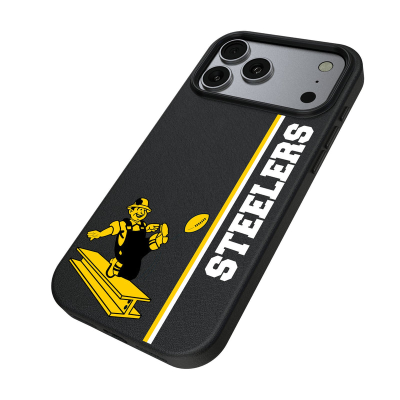 Pittsburgh Steelers 1961 Historic Collection Sidebar iPhone MagSafe Compatible Phone Case for Apple iPhone Iso.Jpg