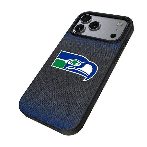 Seattle Seahawks Historic Collection Linen iPhone MagSafe Compatible Phone Case for Apple iPhone Iso.Jpg