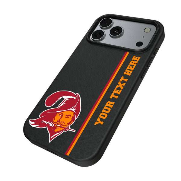 Tampa Bay Buccaneers Historic Collection Personalized Sidebard iPhone MagSafe Compatible Phone Case for Apple iPhone Iso.Jpg