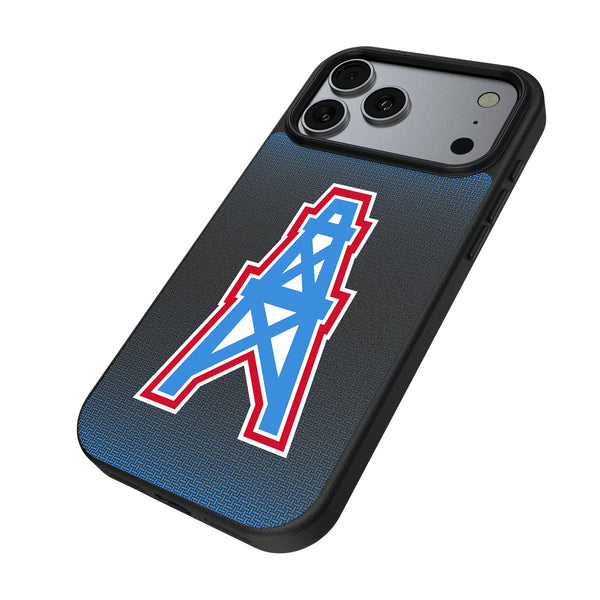 Houston Oilers Historic Collection Linen iPhone MagSafe Compatible Phone Case for Apple iPhone Iso.Jpg