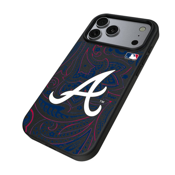 Atlanta Braves Paisley iPhone MagSafe Compatible Phone Case for Apple iPhone Iso.Jpg