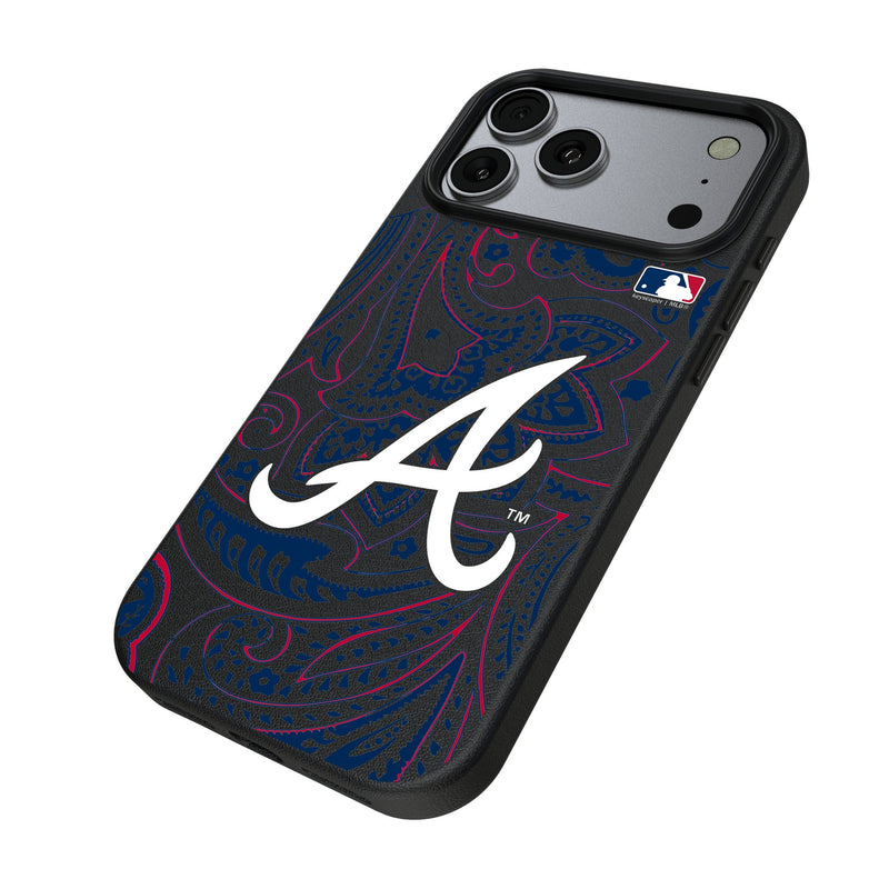 Atlanta Braves Paisley iPhone MagSafe Compatible Phone Case for Apple iPhone Iso.Jpg