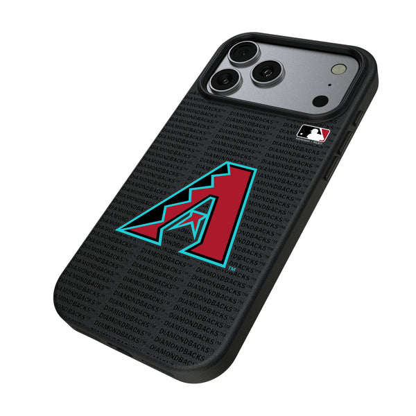 Arizona Diamondbacks Text Backdrop iPhone MagSafe Compatible Phone Case for Apple iPhone Iso.Jpg