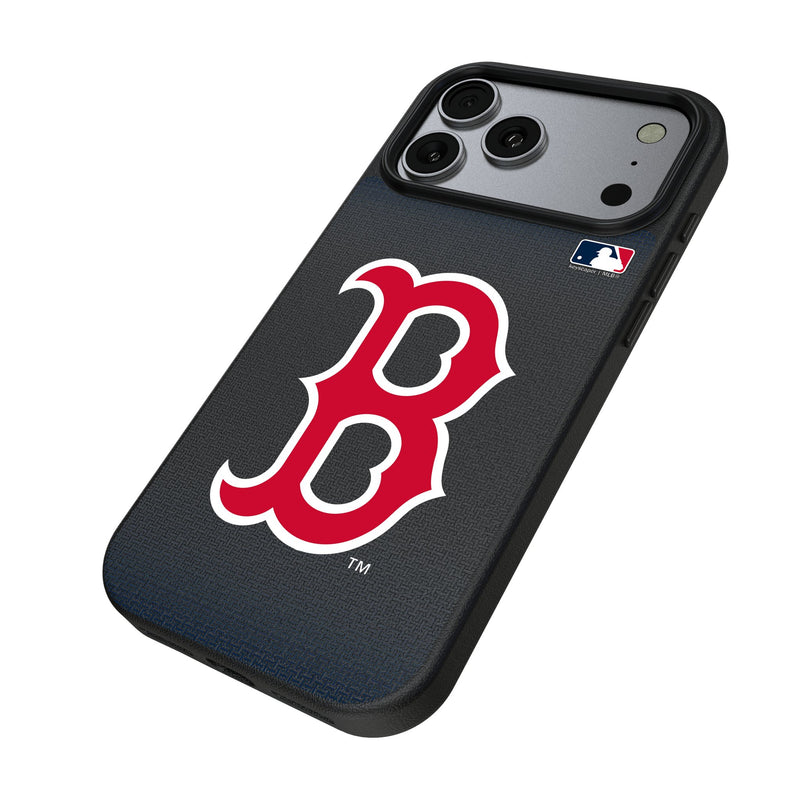 Boston Red Sox Linen iPhone MagSafe Compatible Phone Case for Apple iPhone Iso.Jpg