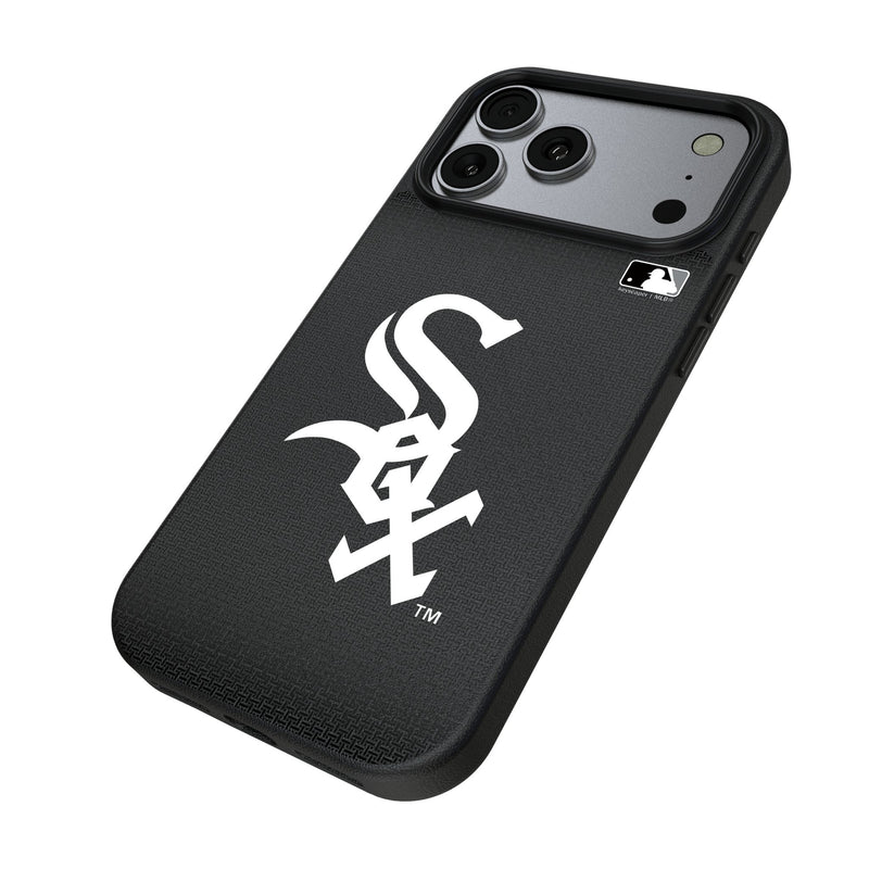 Chicago White Sox Linen iPhone MagSafe Compatible Phone Case for Apple iPhone Iso.Jpg