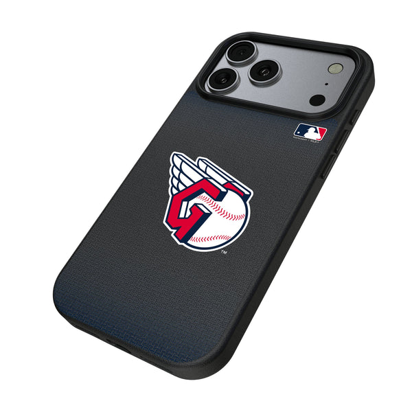 Cleveland Guardians Linen iPhone MagSafe Compatible Phone Case for Apple iPhone Iso.Jpg