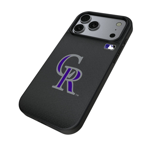 Colorado Rockies Linen iPhone MagSafe Compatible Phone Case for Apple iPhone Iso.Jpg