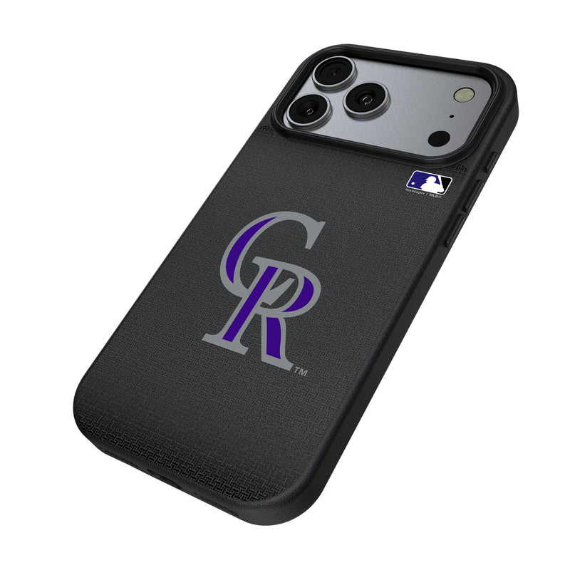 Colorado Rockies Linen iPhone MagSafe Compatible Phone Case for Apple iPhone Iso.Jpg