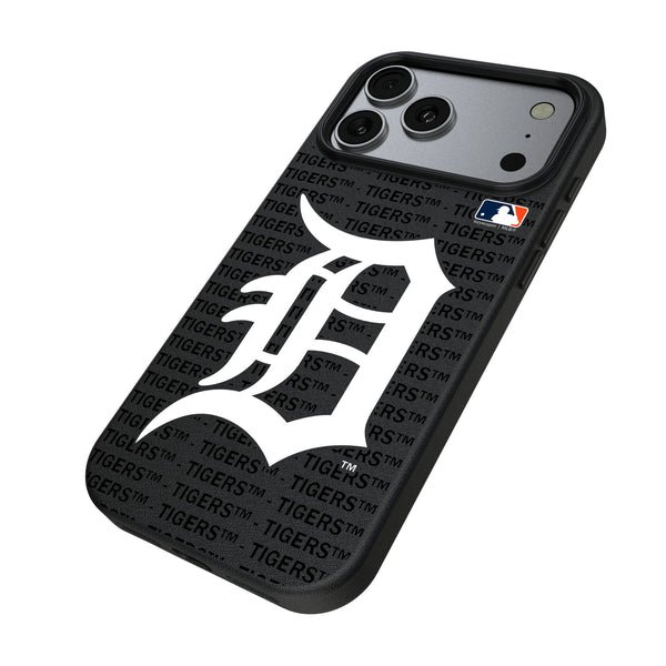 Detroit Tigers Text Backdrop iPhone MagSafe Compatible Phone Case for Apple iPhone Iso.Jpg