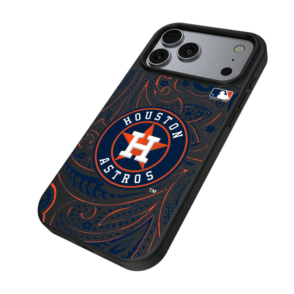 Houston Astros Paisley iPhone MagSafe Compatible Phone Case for Apple iPhone Iso.Jpg