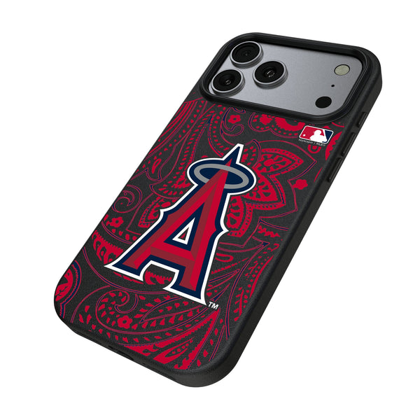 Los Angeles Angels Paisley iPhone MagSafe Compatible Phone Case for Apple iPhone Iso.Jpg