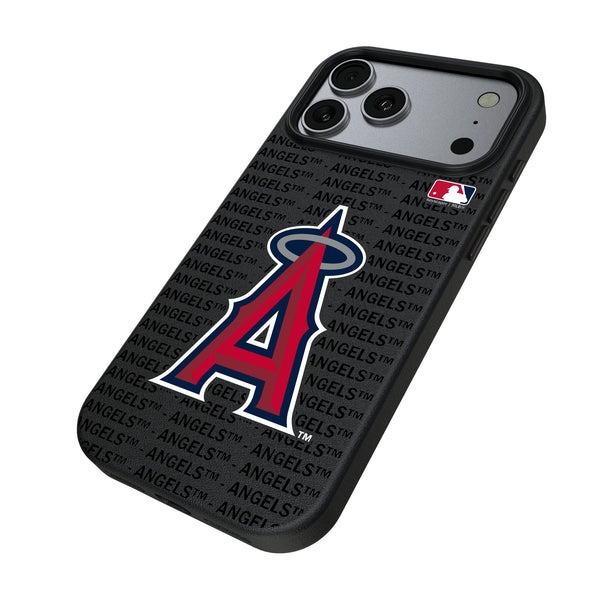 Los Angeles Angels Text Backdrop iPhone MagSafe Compatible Phone Case for Apple iPhone Iso.Jpg