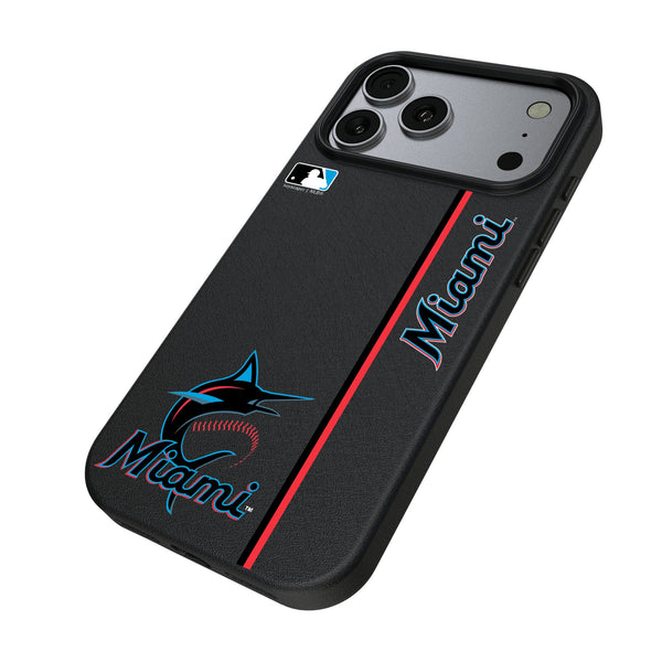 Miami Marlins Sidebar iPhone MagSafe Compatible Phone Case for Apple iPhone Iso.Jpg