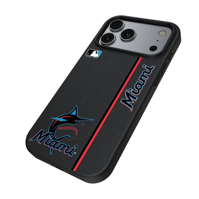 Miami Marlins Sidebar iPhone MagSafe Compatible Phone Case for Apple iPhone Iso.Jpg