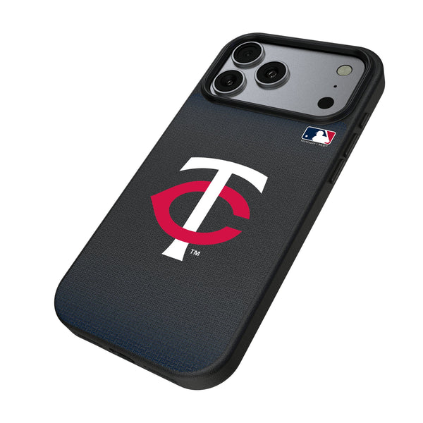 Minnesota Twins Linen iPhone MagSafe Compatible Phone Case for Apple iPhone Iso.Jpg