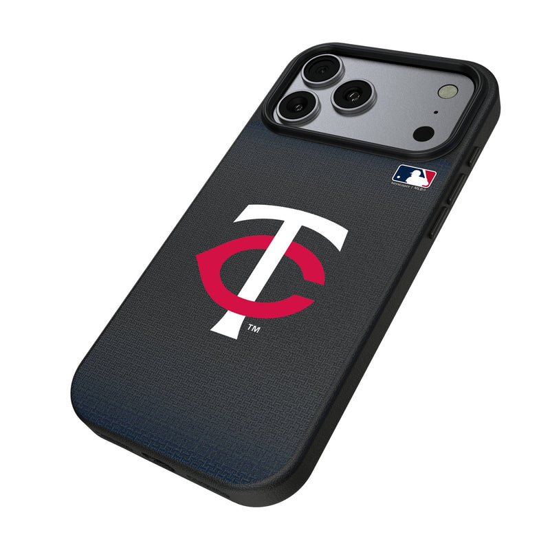 Minnesota Twins Linen iPhone MagSafe Compatible Phone Case for Apple iPhone Iso.Jpg