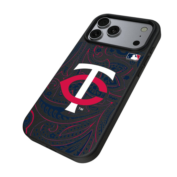 Minnesota Twins Paisley iPhone MagSafe Compatible Phone Case for Apple iPhone Iso.Jpg