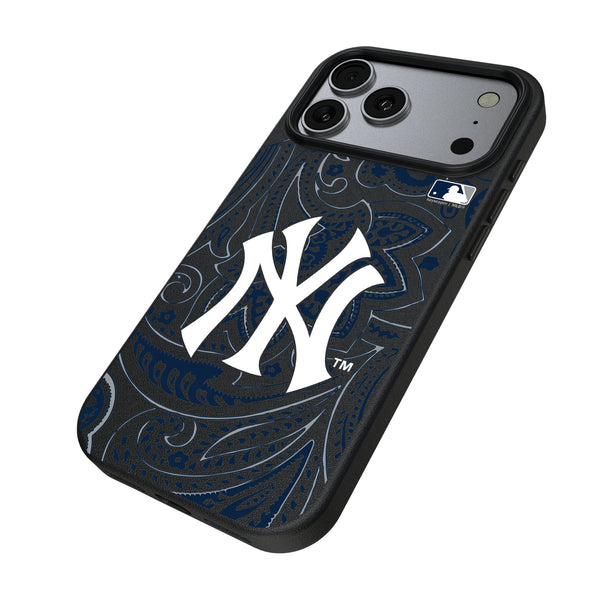 New York Yankees Paisley iPhone MagSafe Compatible Phone Case for Apple iPhone Iso.Jpg