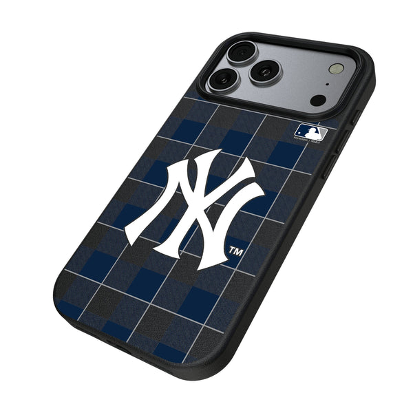 New York Yankees Plaid iPhone MagSafe Compatible Phone Case for Apple iPhone Iso.Jpg