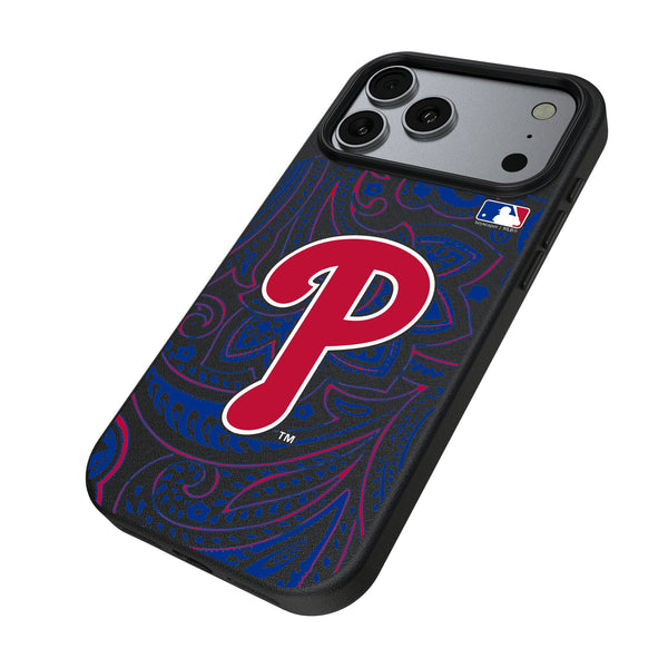 Philadelphia Phillies Paisley iPhone MagSafe Compatible Phone Case for Apple iPhone Iso.Jpg