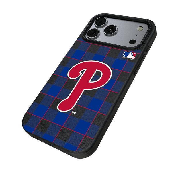 Philadelphia Phillies Plaid iPhone MagSafe Compatible Phone Case for Apple iPhone Iso.Jpg