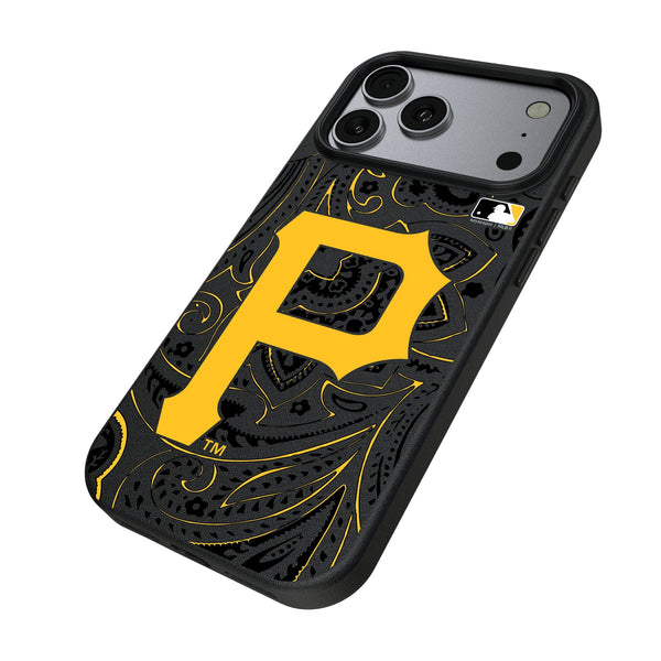 Pittsburgh Pirates Paisley iPhone MagSafe Compatible Phone Case for Apple iPhone Iso.Jpg
