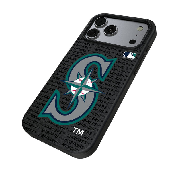 Seattle Mariners Text Backdrop iPhone MagSafe Compatible Phone Case for Apple iPhone Iso.Jpg