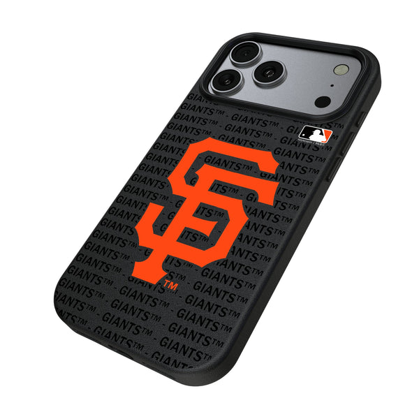 San Francisco Giants Text Backdrop iPhone MagSafe Compatible Phone Case for Apple iPhone Iso.Jpg