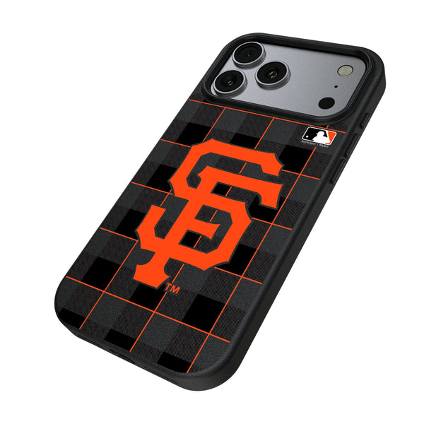 San Francisco Giants Plaid iPhone MagSafe Compatible Phone Case for Apple iPhone Iso.Jpg